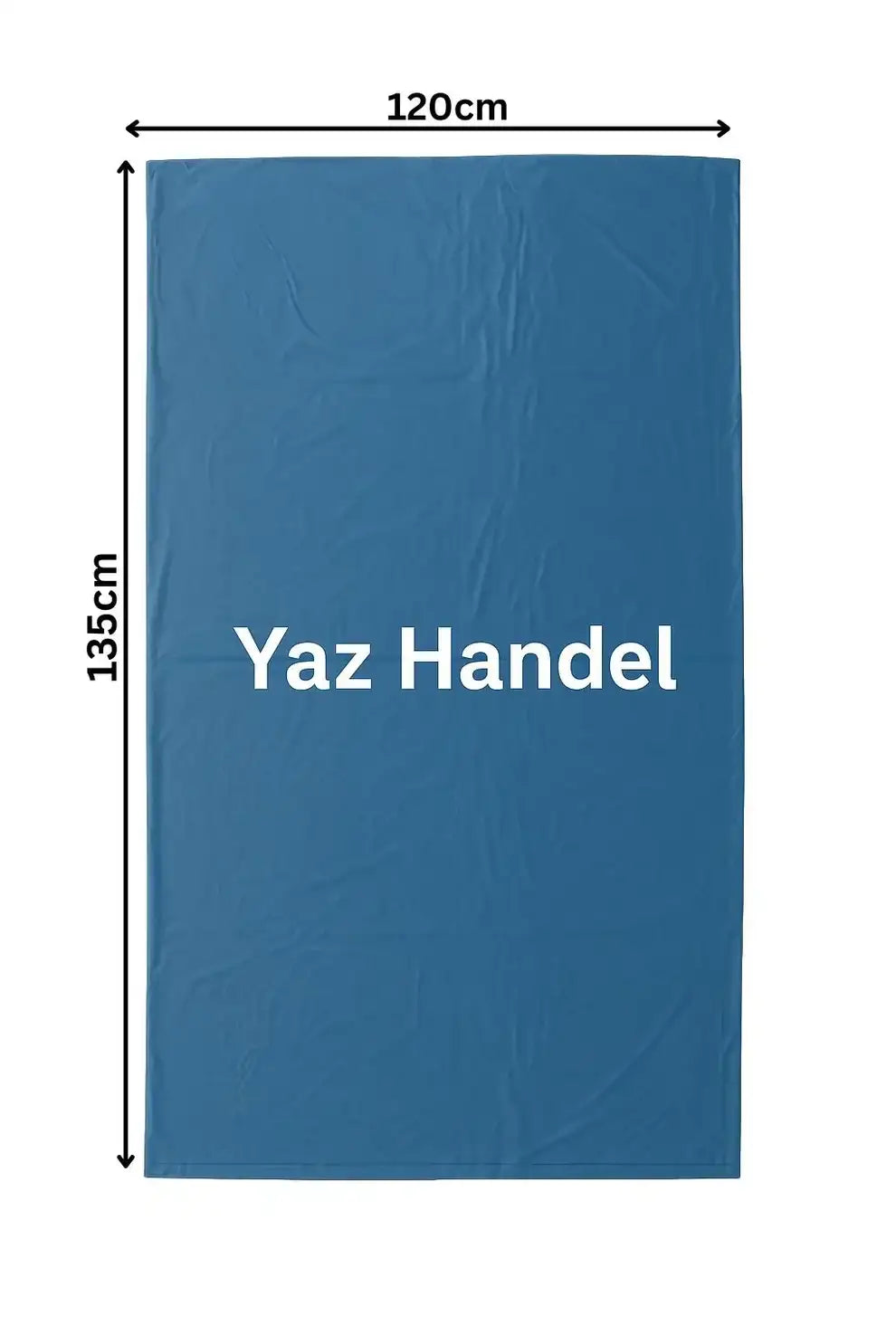Palette 240L Müllsäcke Blau – 4.000 Stück | LDPE Typ80 extra reißfest 650+550x1.350 mm