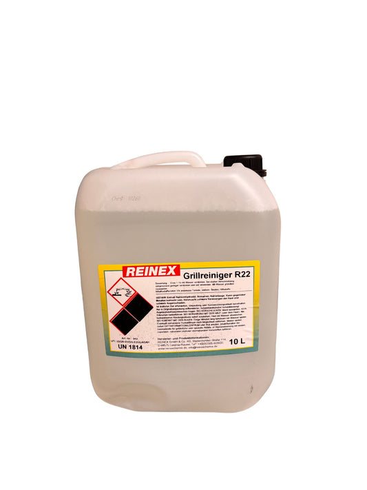 REINEX R22 Grillreiniger 10 Liter | Starker Profi-Reiniger mit Kaliumhydroxidlösung