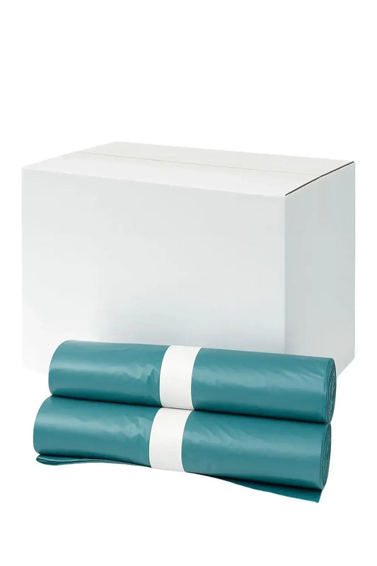 Palette 240L Müllsäcke Blau – 4.000 Stück | LDPE Typ80 extra reißfest 650+550x1.350 mm