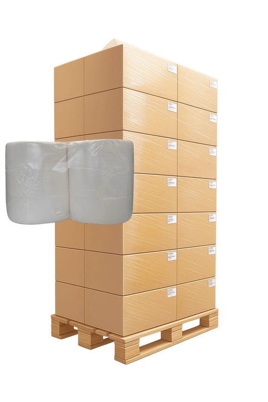 Mini Jumbo Toilettenpapier 2-lagig, 170 m | 100 % Zellstoff für Gewerbe