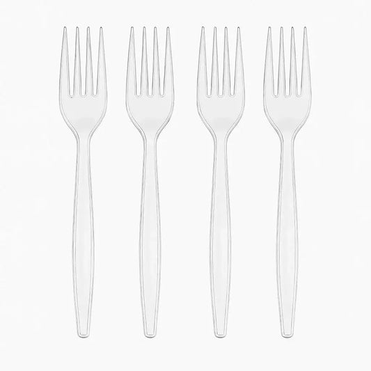 Einweggabel aus Plastik