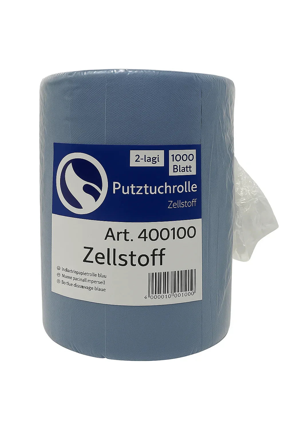 Putztuchrollen 2-lagig in Blau – Palette mit 60 Rollen für Industrie & Gewerbe