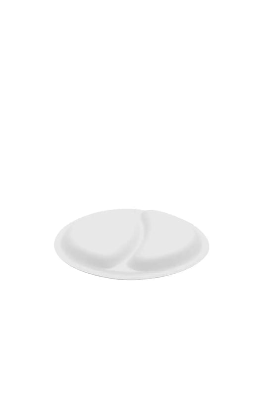 zweigeteilter Bagassenteller