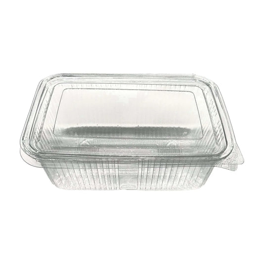 Pet-Schale Food to go Box Lebensmittel geeignet Transparent mit Deckel 750ml
