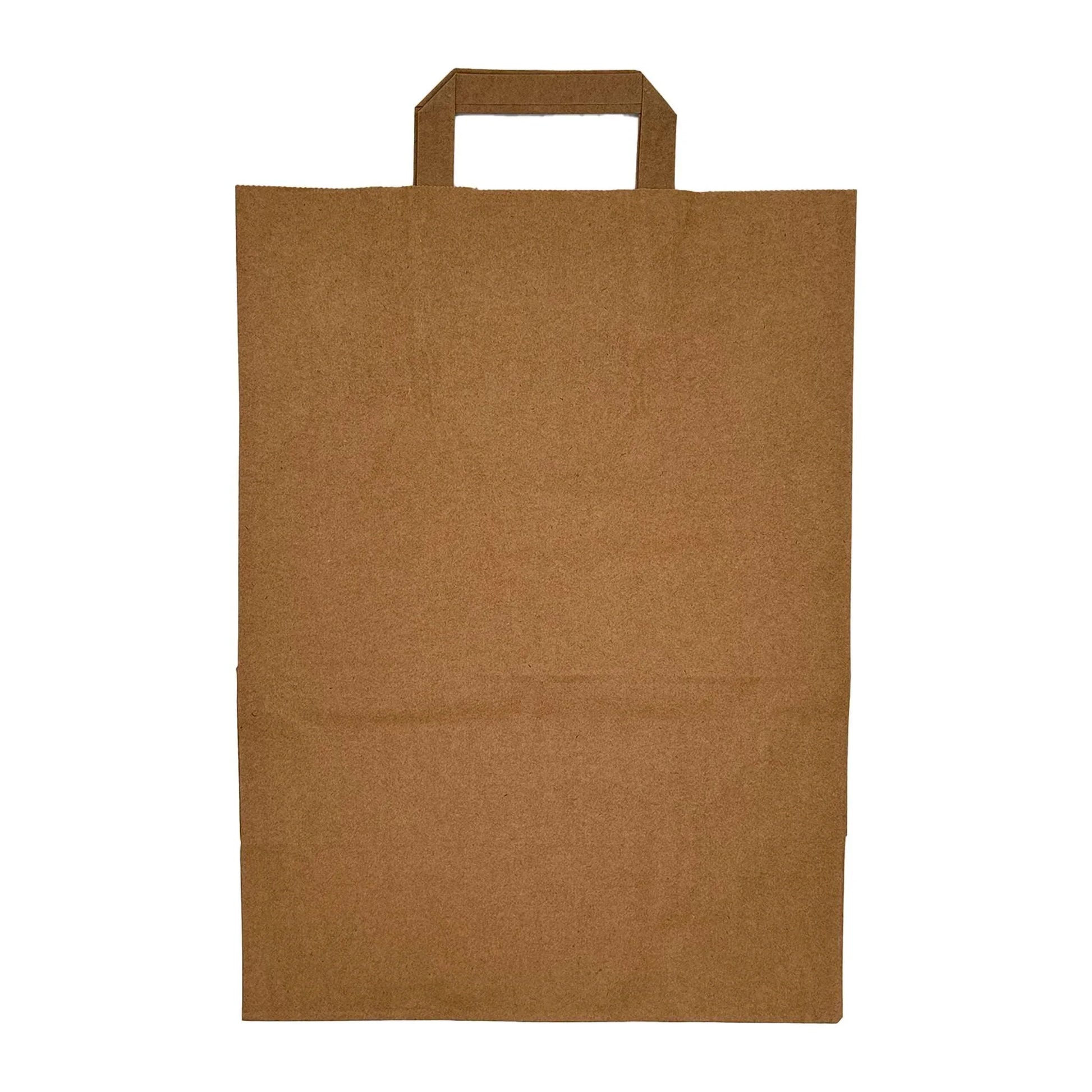 Papiertragetasche aus Kraftpapier Braun – Nachhaltig & Stabil (26+17x25 cm)