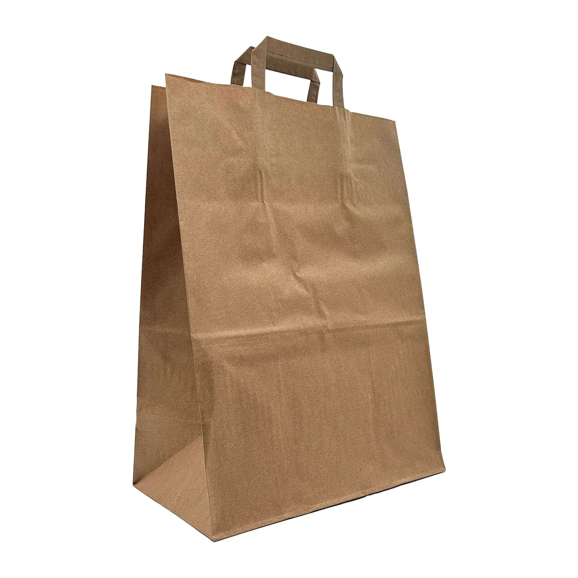 Papiertragetasche aus Kraftpapier Braun – Nachhaltig & Stabil (26+17x25 cm)