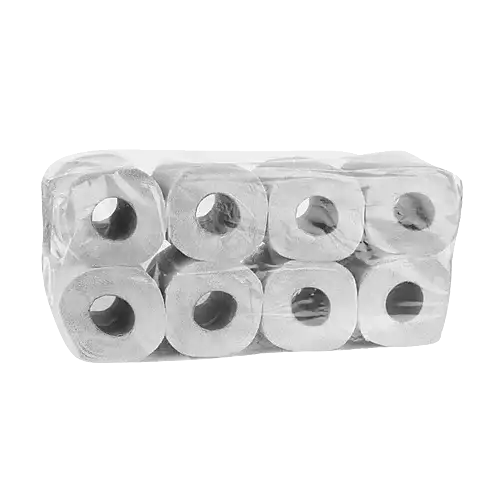 Toilettenpapier 1-lagig recycelt – 64 Rollen à 400 Blatt, Weiß - WC-Papier