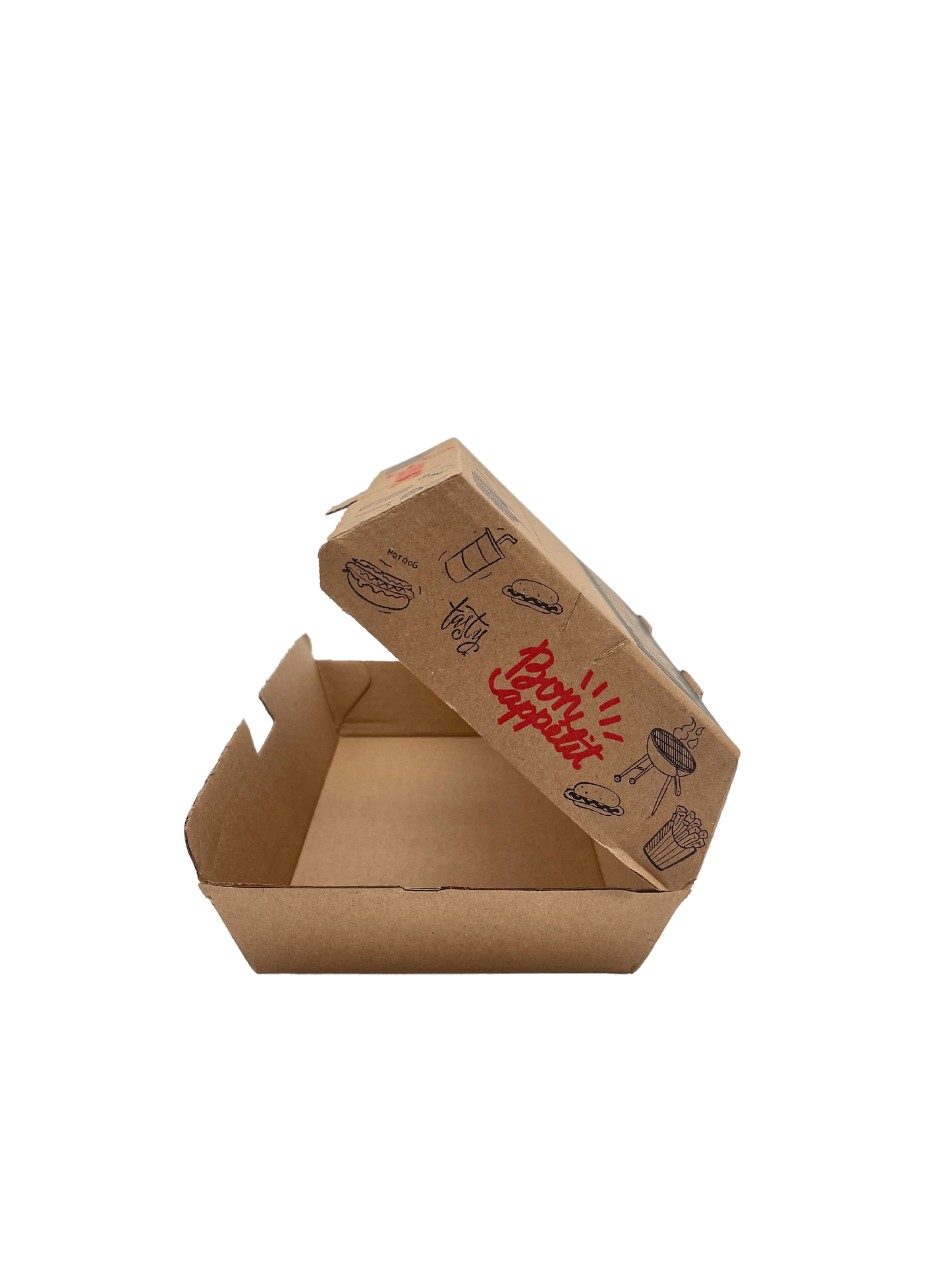 Sandwichbox - Sandwich Lunchbox to go aus Kraftpapier - umweltfreundlich & nachhaltig