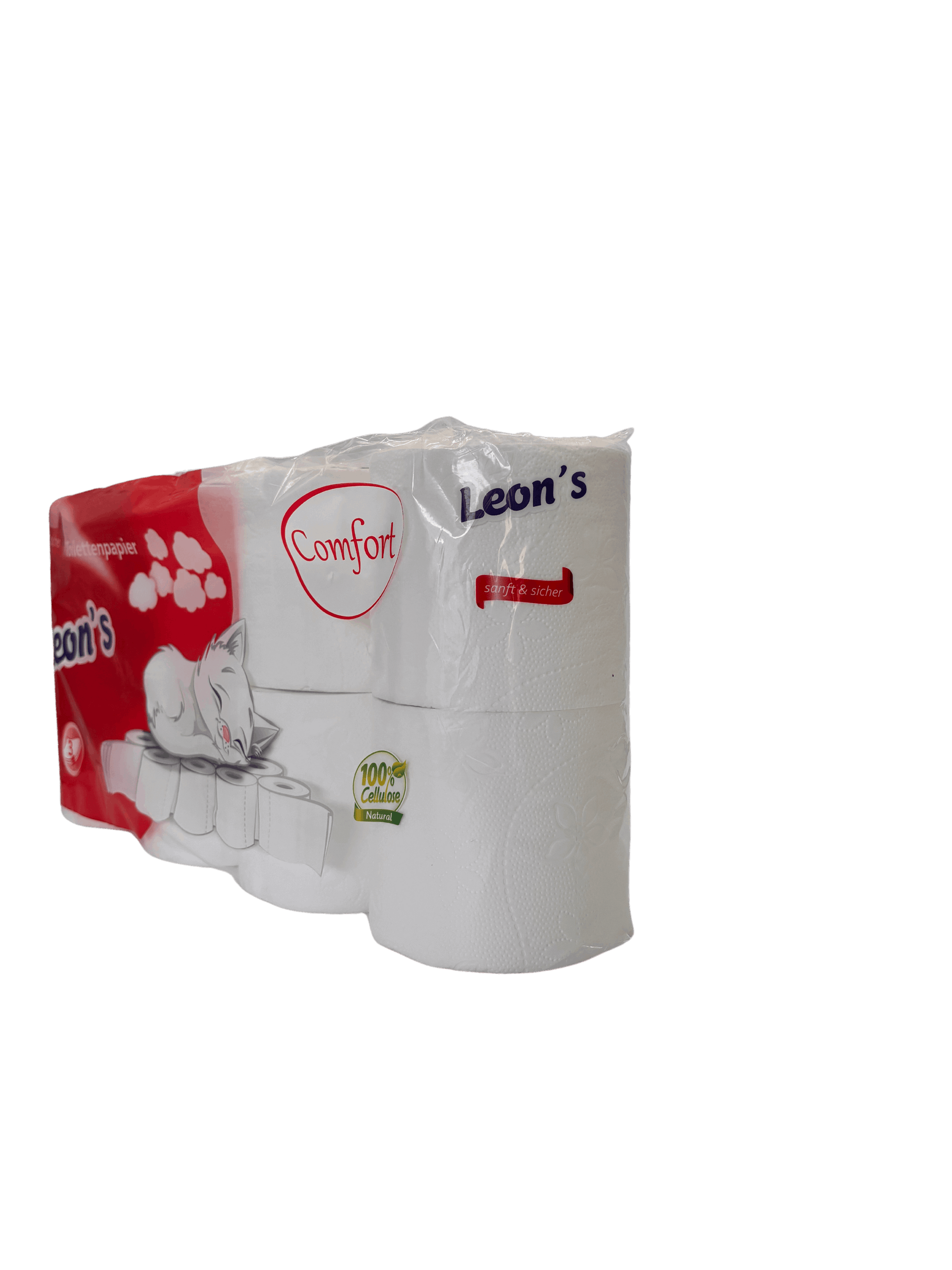 Toilettenpapier 3-lagig, 64 Rollen WC Papier, 250 Blatt Klopapier