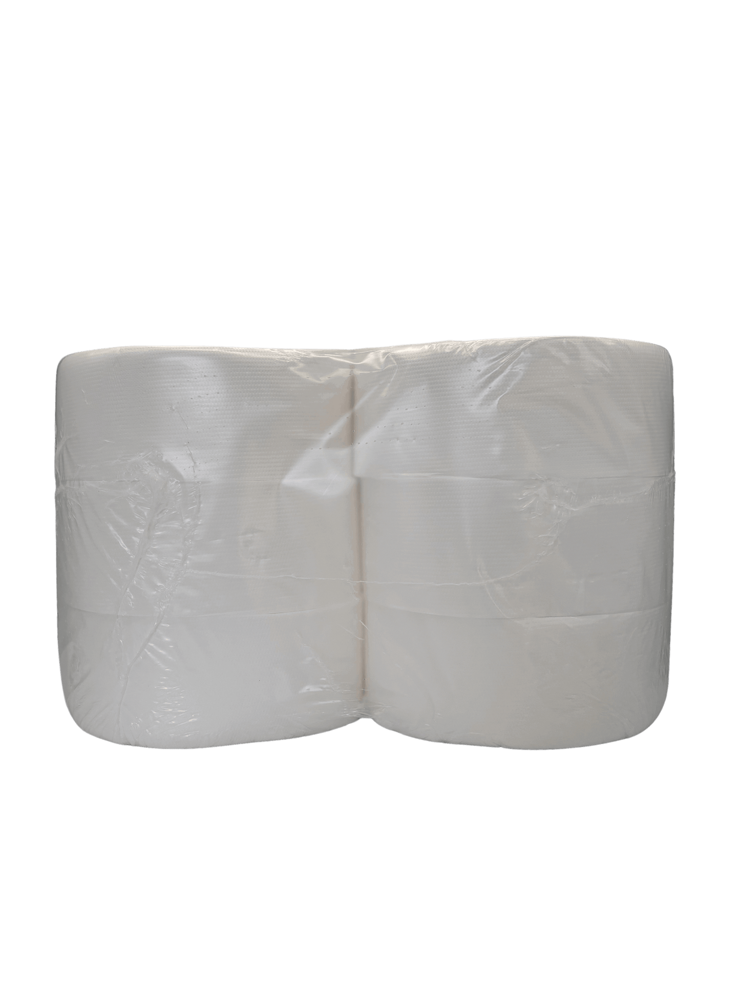 Jumbo Toilettenpapier, 6 Rollen 2-lagig 100% Zellstoff weiß WC Papier