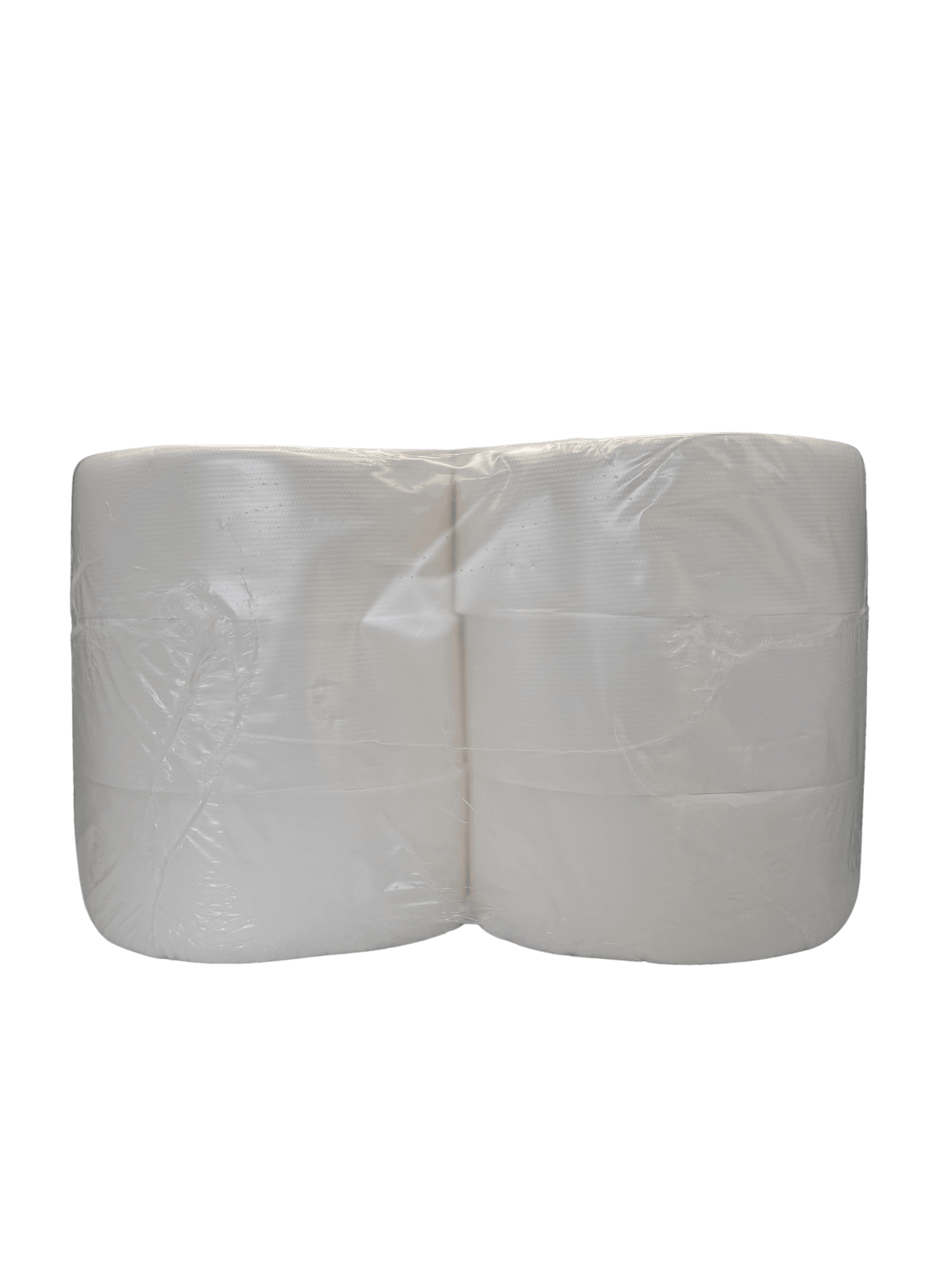 Jumbo Toilettenpapier, 6 Rollen 2-lagig 100% Zellstoff weiß WC Papier