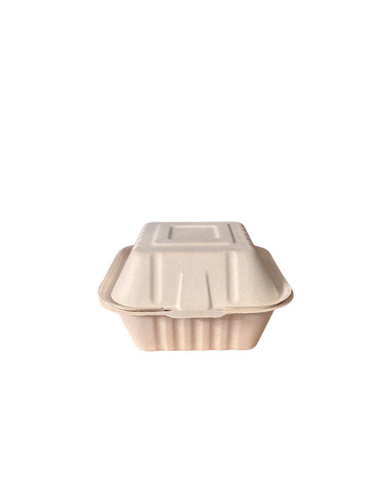 Hamburgerbox Bagasse aus Zuckerrohr nachhaltig