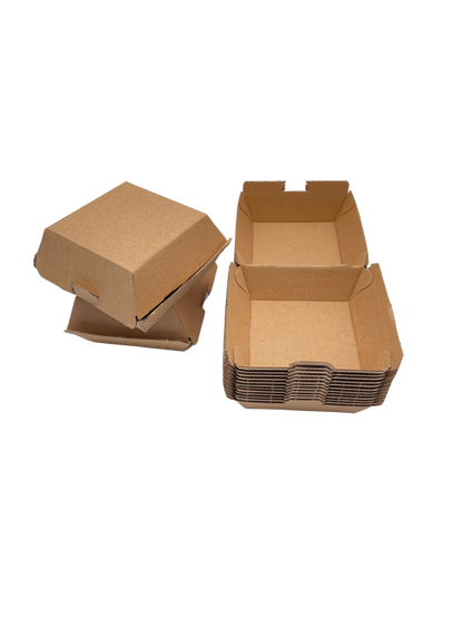 Papierbox Burger - nachhaltige Burgerbox