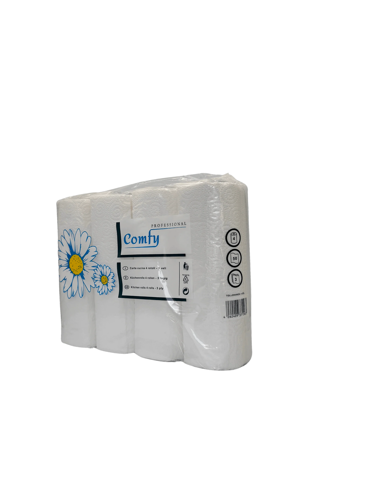 Küchenrolle 3-Lagig 8x4 32Rollen Gastronomie 2-Lagig schnell