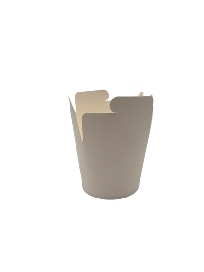 Food-to-Go Boxen aus Karton | Fett- & Auslaufsicher | 500 Stück 16oZ 26oZ Snack box nachhaltig