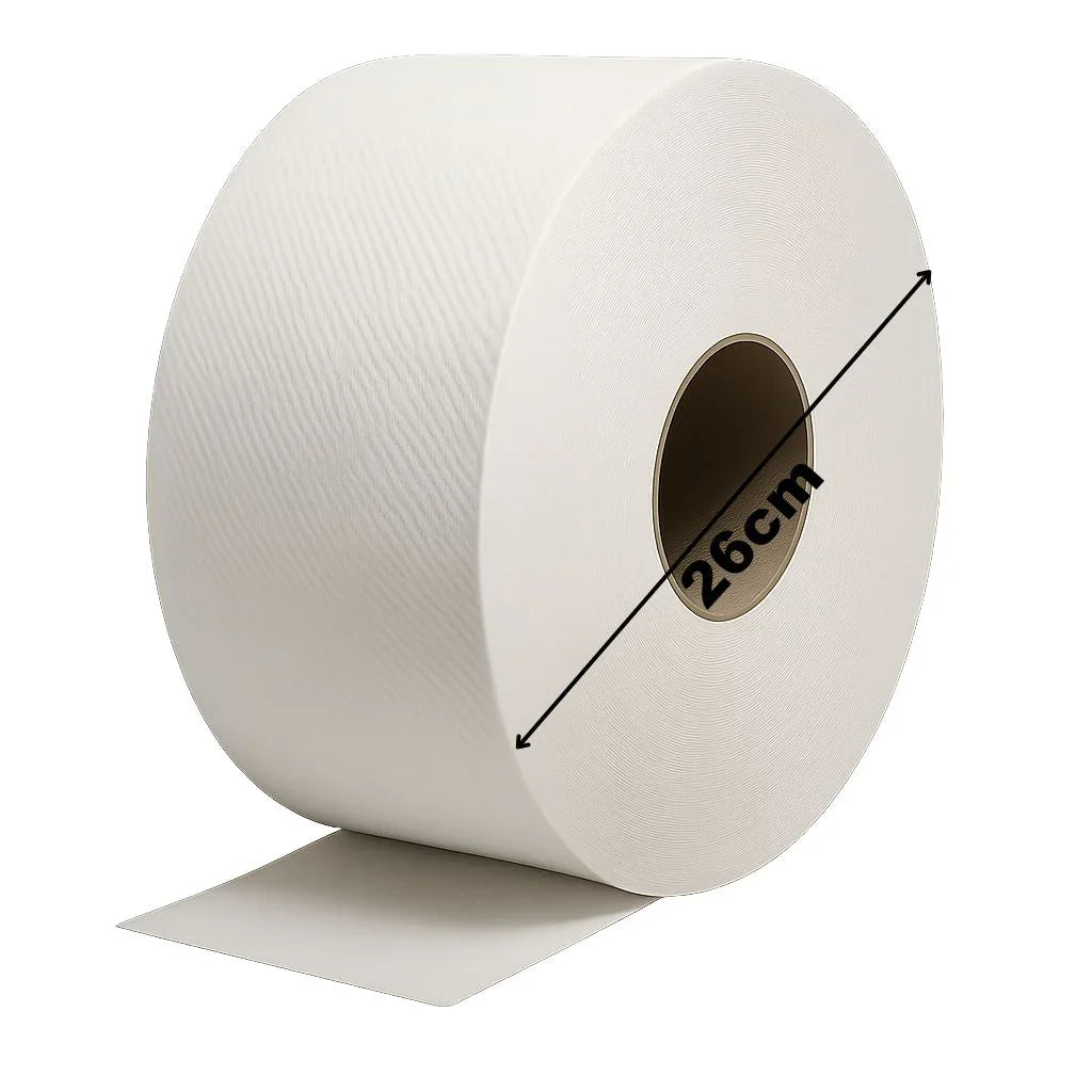 Jumbo Toilettenpapierrolle 26cm durchmesser