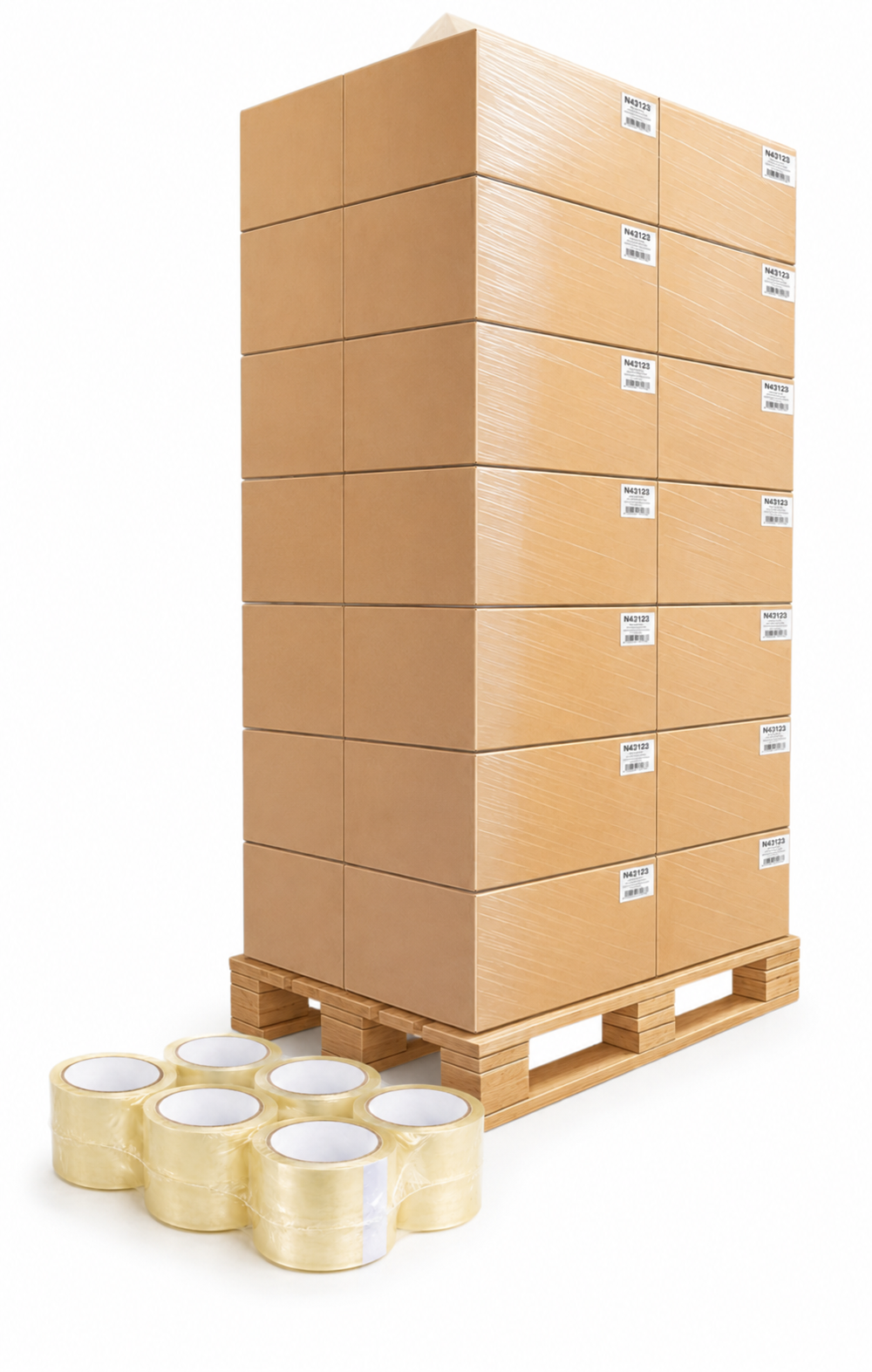 Klebeband transparent 72 mm x 66 m | 1 Palette = 2.016 Rollen – Paketband B2B Großhandel