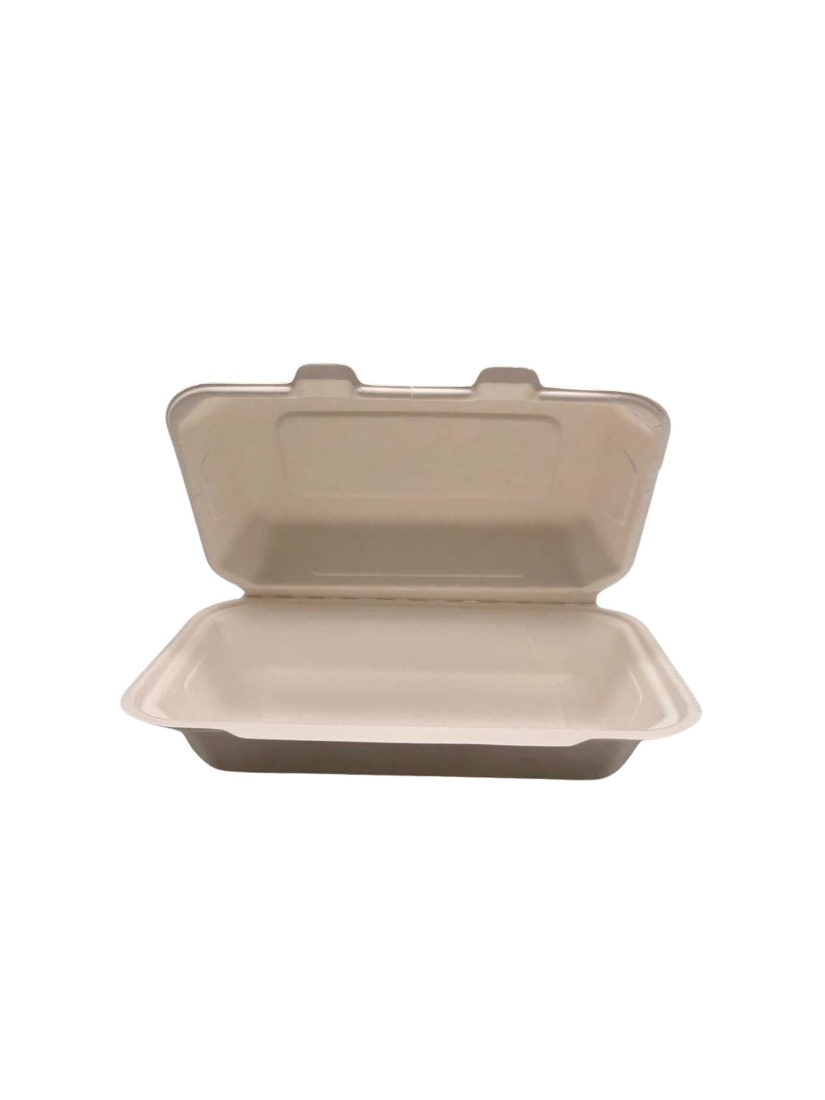 Bagasse Lunchbox 245x148x70 mm – Nachhaltige To-Go-Verpackung