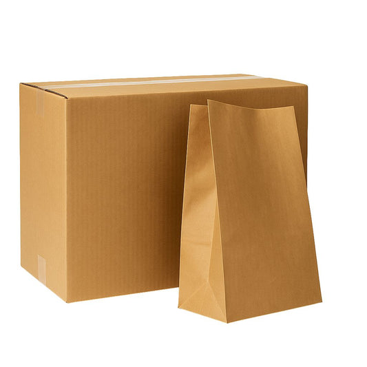 Blockbodenbeutel Kraftpapier für Bäckerei und Handel