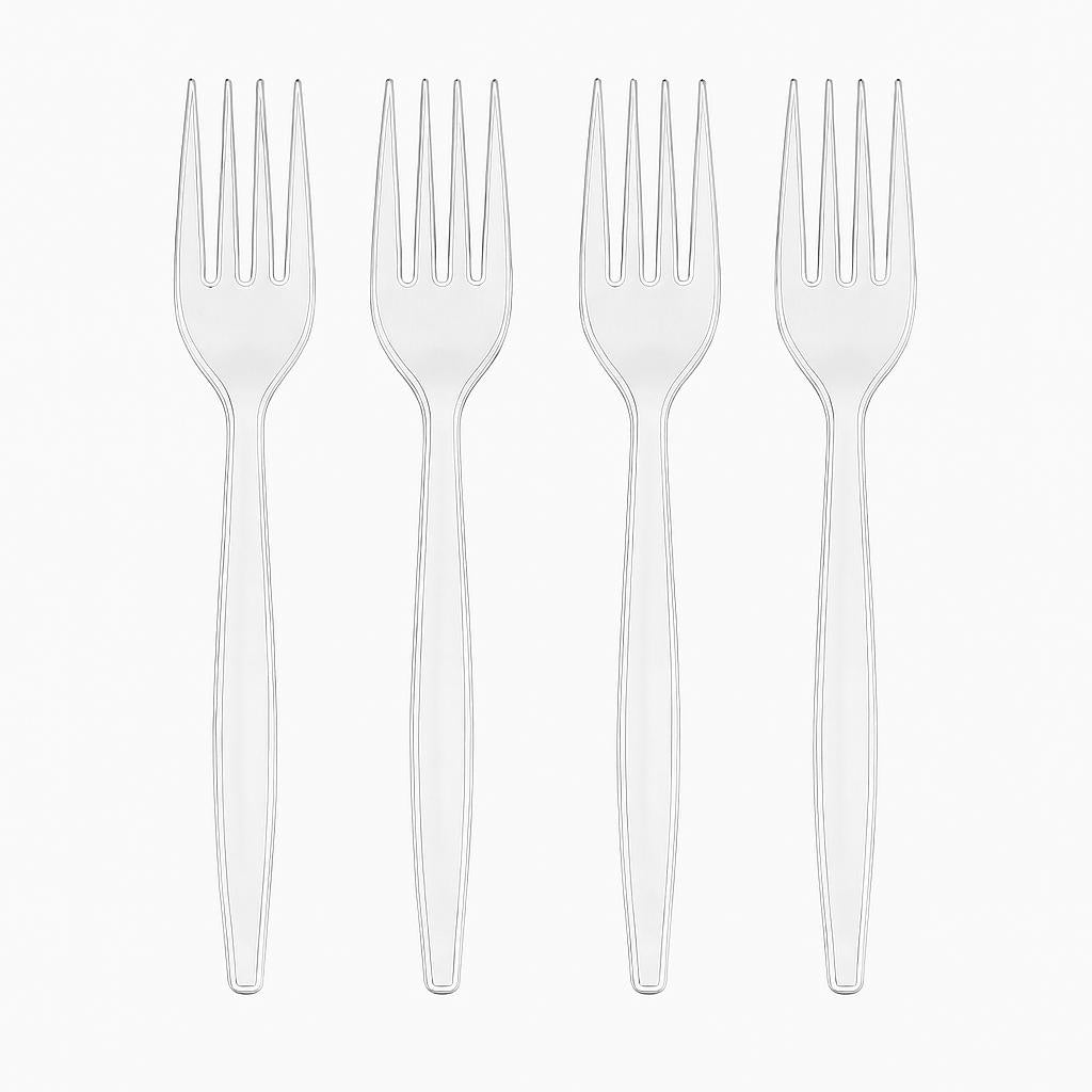 Einweggabel aus Plastik