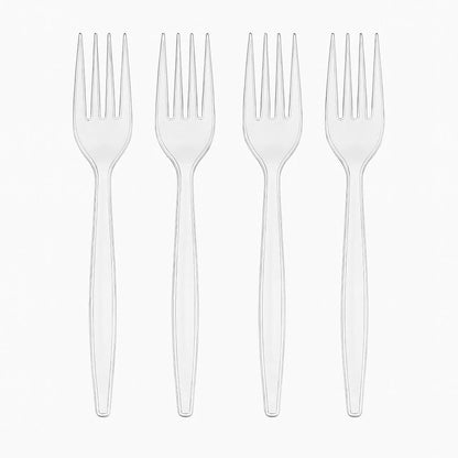 Einweggabel aus Plastik