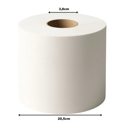 Handtuchrolle 2-lagig Zellstoff – 130 m, Ø 19 cm, 3,8 cm Kern