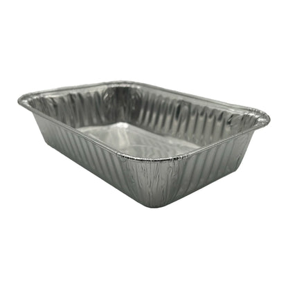 Alu Schale R65 rechteckig 690 ml | 6x100 Stück (600 Stk/Karton) | Warmhaltend | Food to Go