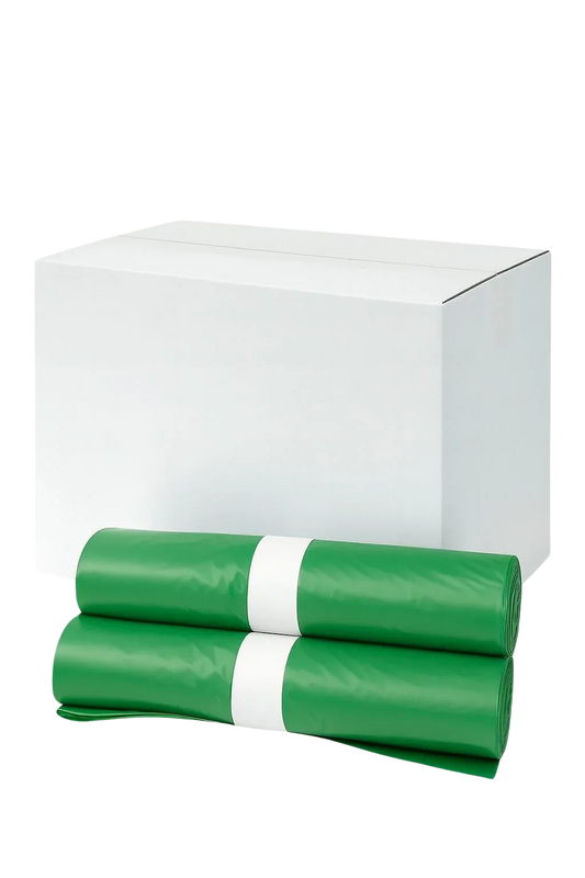 Reißfeste grüne  Müllsäcke 30L – Stabile Abfallbeutel für Haushalt & Gewerbe 50 x 20Stk. 1000 Mülltüten