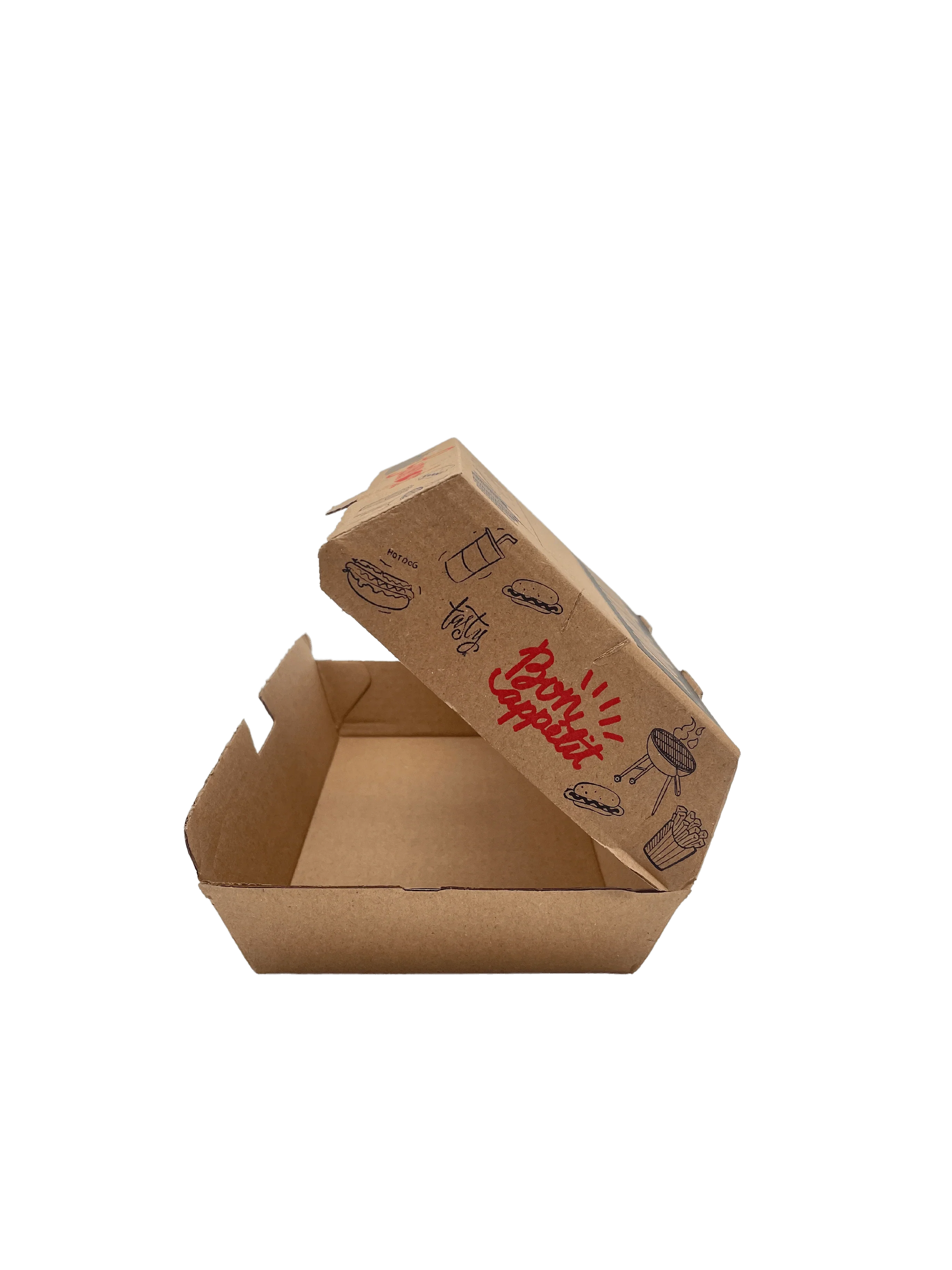 Sandwichbox - Sandwich Lunchbox to go aus Kraftpapier - umweltfreundlich & nachhaltig