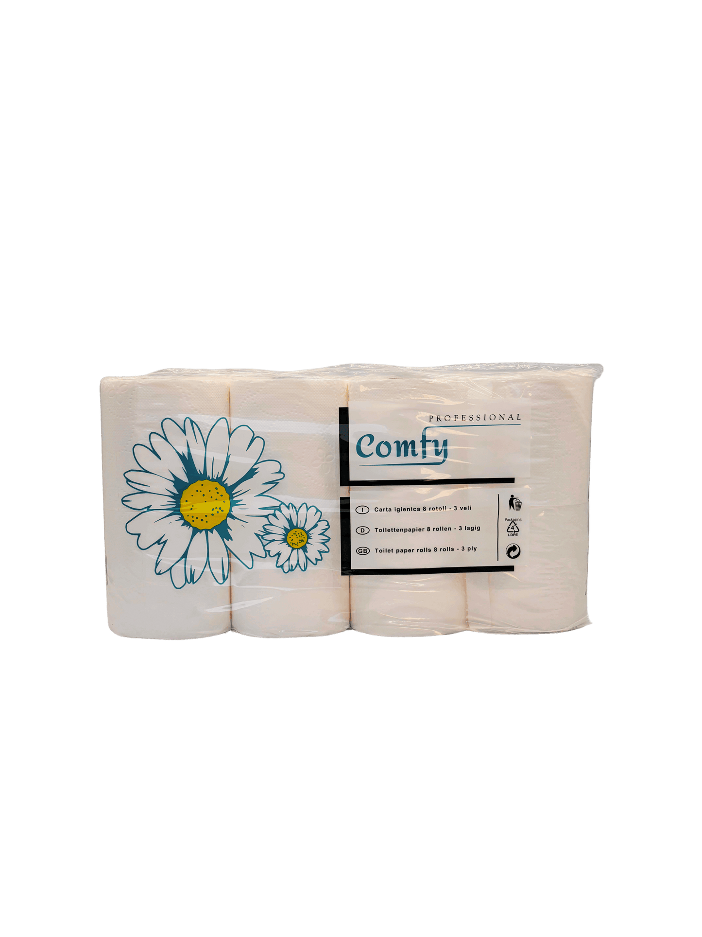 1 Palette Toilettenpapier 33Beutel 3-lagig 150 Blatt hochweiß 2112 Rollen