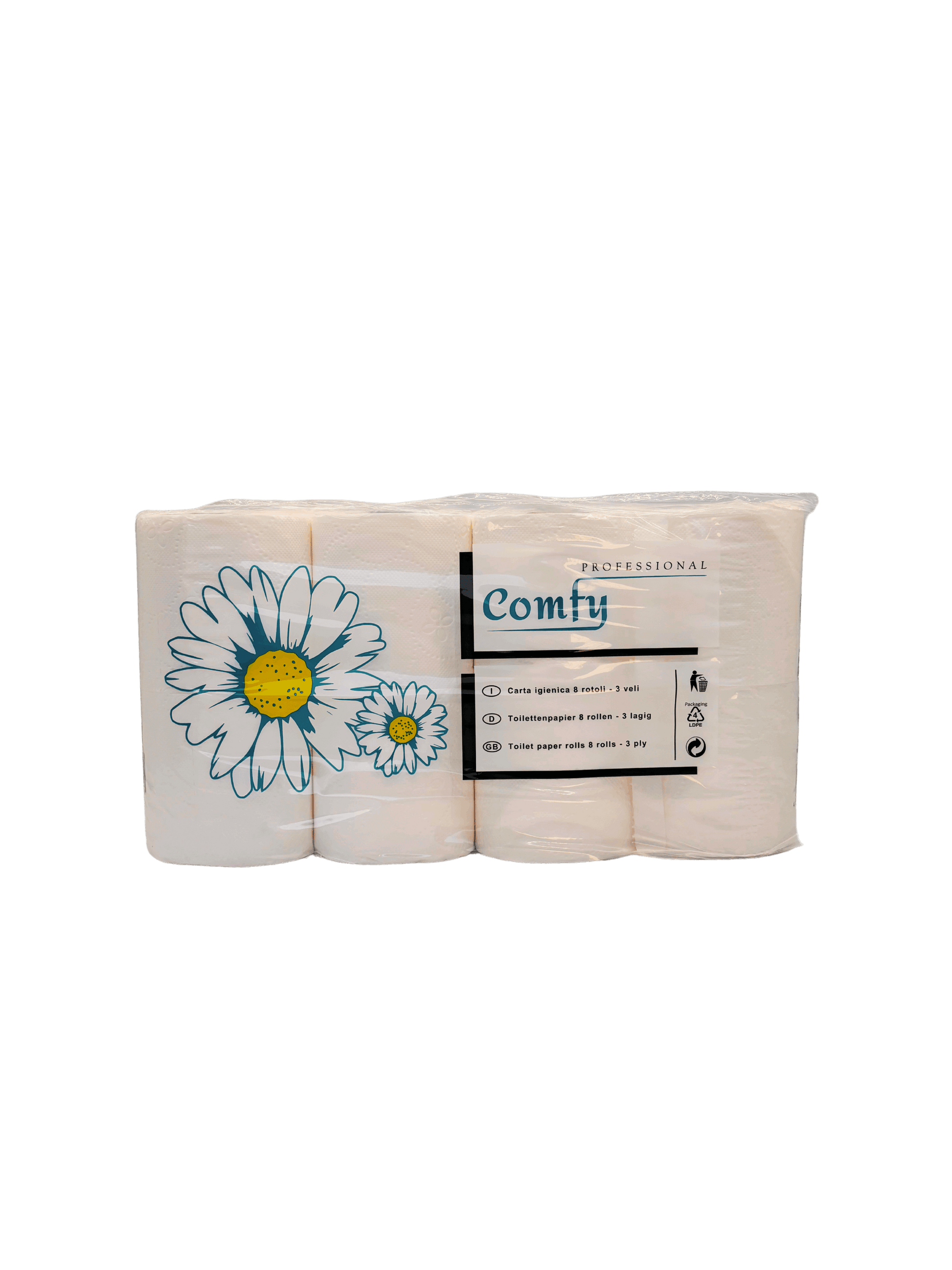 1 Palette Toilettenpapier 33Beutel 3-lagig 150 Blatt hochweiß 2112 Rollen