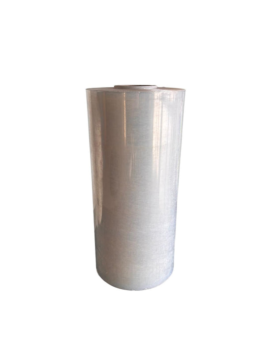 Rolle Maschinenstretchfolie 50 cm breit auf einer professionellen Wickelmaschine
