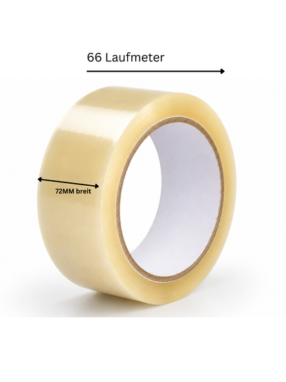 Reißfestes und breites Klebeband für Speditionen, Industrie und Umzugsunternehmen